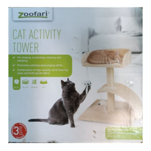 اسکرچر گربه زوفاری مدل activity tower